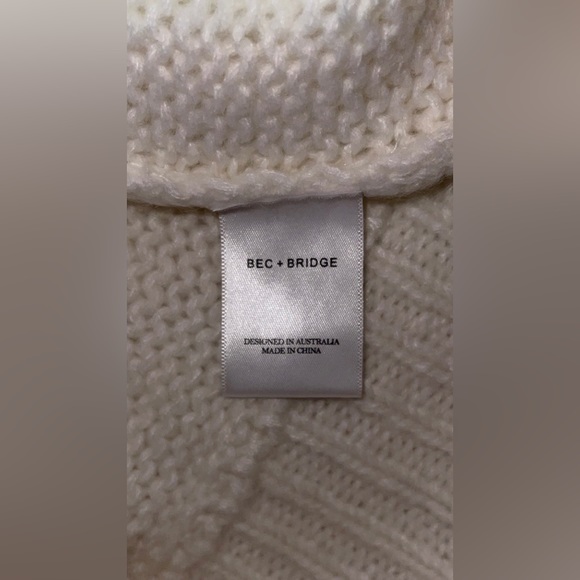 BEC + BRIDGE Celeste Tuck Knit Jumper 8 BNWT - Picture 8 of 8